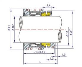 126/128型机械密封(图1)
